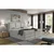 MID.YOU POSTELJA BOXSPRING 200 cm  x 220 cm , tekstil svetlo siva