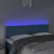 LED uzglavlje tamnoplavo 144x5x78/88 cm baršunasto