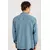 TUDORS Muška teksas košulja, Oversize, Relaxed Fit, Plava