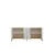 Hanah Home komoda Evva 150, 150 cm, hrast Sapphire / zlatna / bela