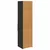 Highboard Crni hrast 45 x 42,5 x 185 cm Konstruirano drvo