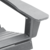 Vrtna stolica 2 pcs Svijetlo siva 83 x 74 x 92 cm Polietilen