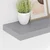 Plutajuće zidne police 2 kom sive 50 x 23 x 3,8 cm MDF