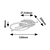 Rabalux LED plafonjera Arash, 40W, CCT na wall switch, 53x35cm, Crna