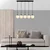 Opviq Luster Orbital-15-14021, 80x15x115cm, IP20, Crno-beli