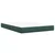 Vidaxl Box spring postelja z vzmetnico temno zelena 140x200 cm žamet
