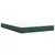 Vidaxl Box spring postelja z vzmetnico temno zelena 140x200 cm žamet