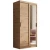 Garderobna omara Hailey - 100 cm - artisan hrast
