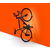 Hornit CLUG ROADIE, stojalo koles, oranžna