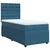 vidaXL vidaXL Box spring postelja z vzmetnico modra 100x200 cm žamet, (21304901)
