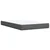 Vidaxl Box spring postelja z vzmetnico temno siva 120x200 cm blago
