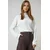 Trend Alacati Stili Ženska bluza dugih rukava Alc-X13124, Bela
