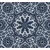 Tapeta bela Mandala na modrem ozadju - 294x270
