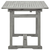 Vrtni blagovaonski stol (120-170) x 80 x 75 cm od drva bagrema