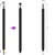 TECH-PROTECT USP100 4-TIP TOUCH STYLUS PEN VIOLET/PINK