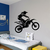 Naljepnica za zid / Tapeta Motociklist KP16602