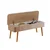 Hanah Home Klupa Vina 0701, 90x39x40 cm, Smeđa