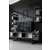 HANAH HOME Chrome Line Anthracite Black