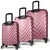 MyValice Set kofera 6609, 3 dela, Rose Gold