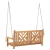 Ljulska klupa za vrt 114 x 60 x 64 cm Čvrsto teak drvo