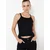 Trendyol Black and White 2-Pack Barter Neck Body-Sliding Ribbed Elastic Knit Undershirt