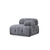 Atelier del Sofa Ugaona garnitura Petite, 290x160 cm, Siva