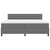 Vidaxl LED Box Spring Postelja Svetlo siva in bela. 200 x 200 cm