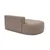 Atelier del Sofa Ugaona garnitura Mora X-Oval-L1-O1-O1-R1, 320x235x69 cm, Smeđa