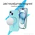 Maska za telefon iPhone 15 Pro Max CRYSTAL GLOW, Magsafe, Ljubičasta
