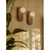 MAXLIGHT W0476 - Zidna svetiljka POINT 1xG9/7W/230V braon