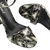 Mona Shoes Ženske sandale, Crno-sive