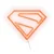 Paladone Superman zidna LED neon lampa 24 cm