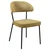 Hom`in STOL, les, kovina, tekstil rumena