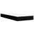 vidaXL Box spring postelja z vzmetnico črna 80x200 cm blago
