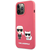 KARL LAGERFELD KLHCP13LSSKCP za iPhone 13 Pro pink silikonska zaščita - Full Bodies