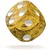 Kockice Oakie Doakie Dice D6 16 mm Speckled - Orange (12)