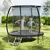 Costway Zunanji trampolin 8FT črn