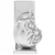 Držači za knjige 2 pcs Srebrno 8 x 12 x 16,5 cm Aluminij