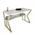 Hanah home Radni sto 120x72,8x60cm Belo-Zlatni