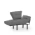 Atelier del Sofa Fotelja Nitta 95x85x70cm Siva
