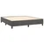 Vidaxl Box spring postelja z vzmetnico temno siva 180x200 cm žamet