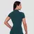 GymBeam Women‘s Ignite Cropped T-shirt Dark Green