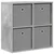Kreveta s ladicama Betonski sivi 59,5 x 27 x 57 cm