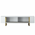 HANAH HOME TV polica Yildiz White Gold