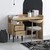 Hanah Home Puuk DEC0087 Radni sto 100x80x45cm, Bež