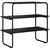 Konzolna stolica Crni hrast 60 x 41 x 75 cm Konstruirano drvo