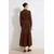 Trendyol Modest Ženska haljina Tctss26Eb00034, Smeđa