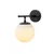 Opviq Roe 10715 Zidna lampa, Crno-Bela