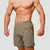 GymBeam Pulse Running shorts 2in1 Vetiver
