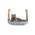 Paws & Whiskers Ležaljka za mačke sa ramom za radijator, 52 × 35 cm, Siva